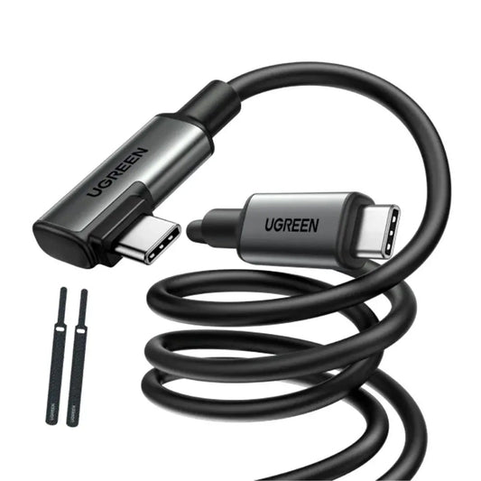 USB-C - USB-C UGREEN US551 (90629) Kulma, 60W, 5m, Musta