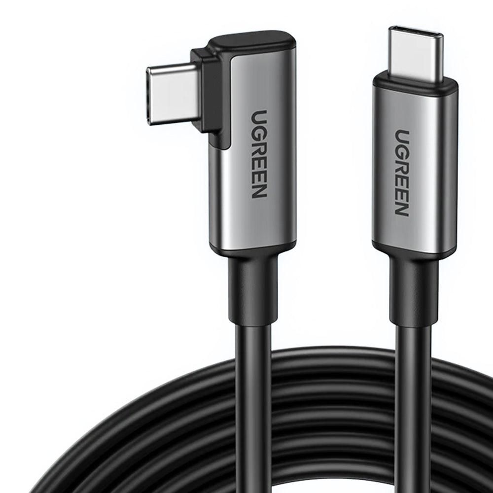 USB-C - USB-C UGREEN US551 (90629) Kulma, 60W, 5m, Musta