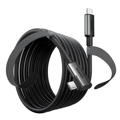 USB-C - USB-C UGREEN US551 (90629) Kulma, 60W, 5m, Musta