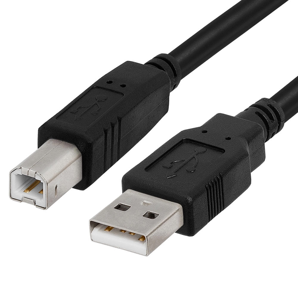OEM-tulostinkaapeli, USB-A - USB-B, 1,5 m, musta