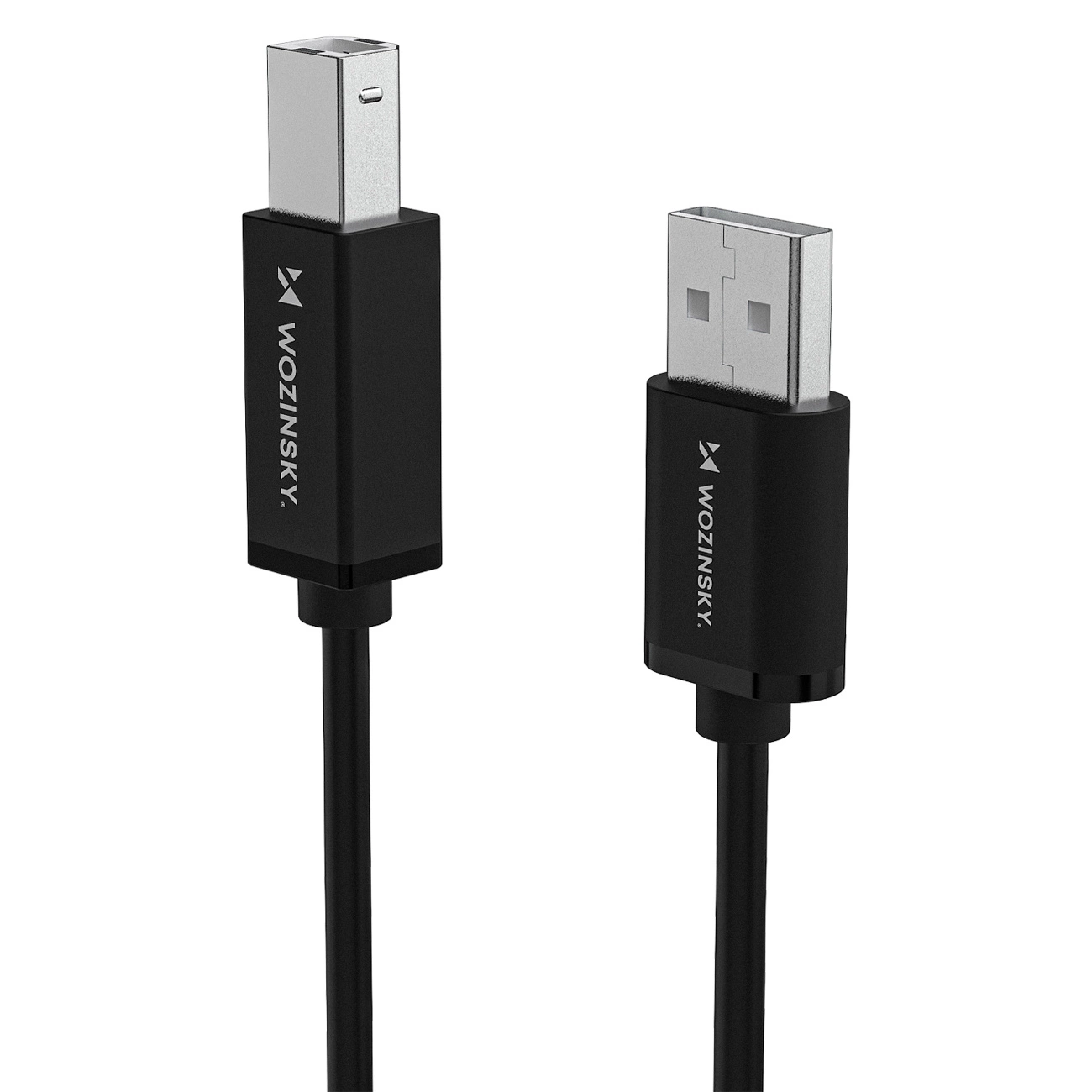 WZK WKDDY3S Tulostinkaapeli, USB-A - USB-B, 2m, Musta