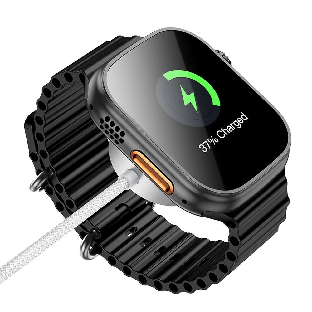 HOCO CW59 latauskaapeli Apple Watch / Samsung Galaxy Watch -sarjoille, Valkoinen