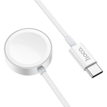 HOCO CW59 latauskaapeli Apple Watch / Samsung Galaxy Watch -sarjoille, Valkoinen