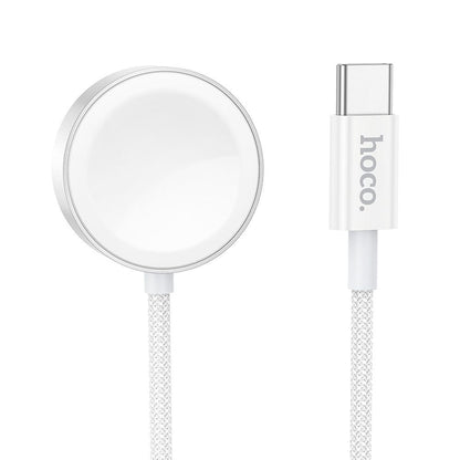 HOCO CW59 latauskaapeli Apple Watch / Samsung Galaxy Watch -sarjoille, Valkoinen