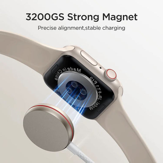 Joyroom S-IW011 latauskaapeli Apple Watch Seriesille, Valkoinen