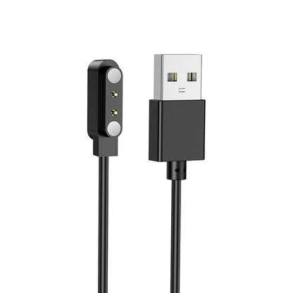 Latauskaapeli HOCO Y25 Smartwatchille, USB-A, Musta