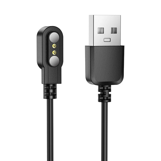 Latauskaapeli HOCO Y26 / Y27 Smartwatchille, USB-A, Musta