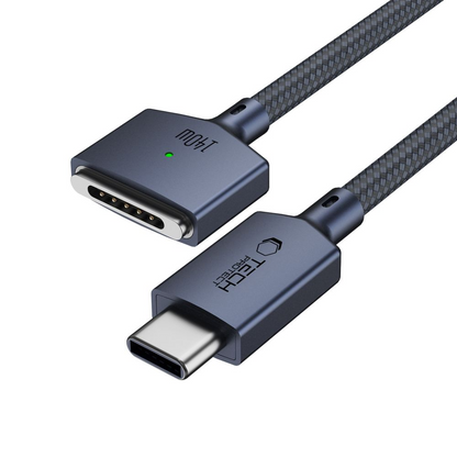 Tech-Protect MMC01 Ultraboost -latauskaapeli, USB-C - MagSafe 3, 140W, 2m, Laivastonsininen