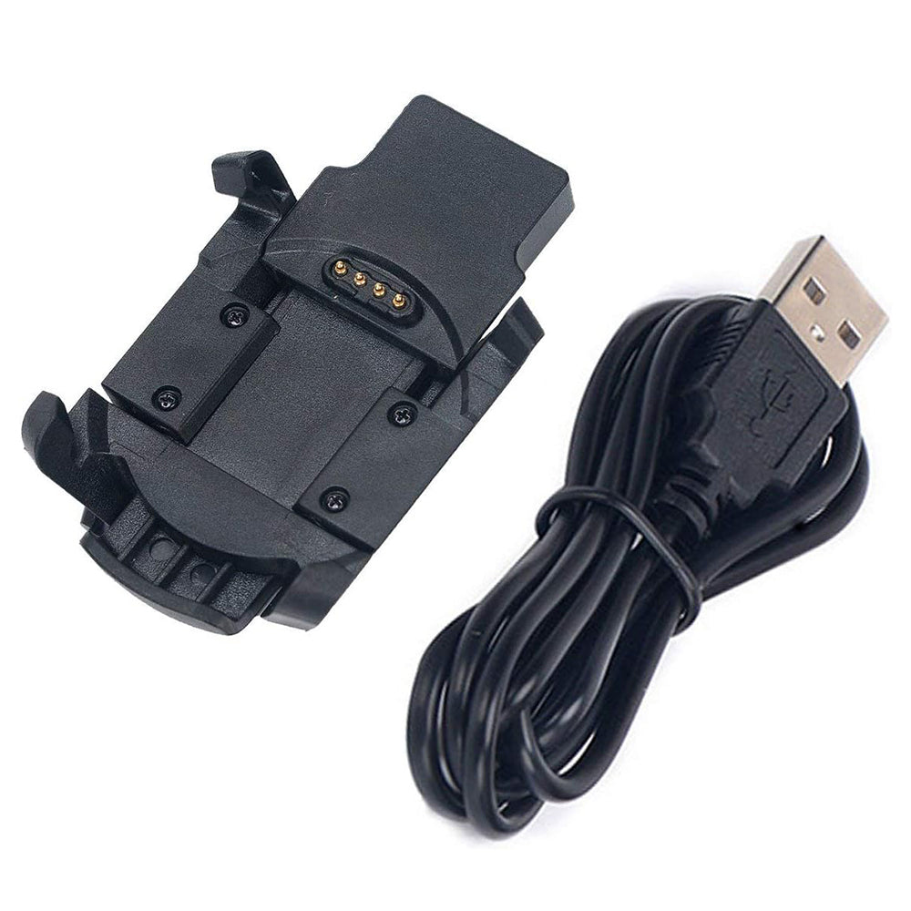 Techsuit TGC5 latauskaapeli Garmin Fenix 3 Sapphire / 3 HR / 3, USB-A, Musta