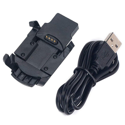 Techsuit TGC5 latauskaapeli Garmin Fenix 3 Sapphire / 3 HR / 3, USB-A, Musta