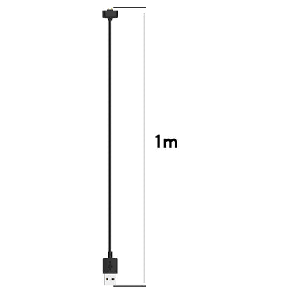 Techsuit THA5 latauskaapeli Amazfit Band 7:lle, USB-A, Musta