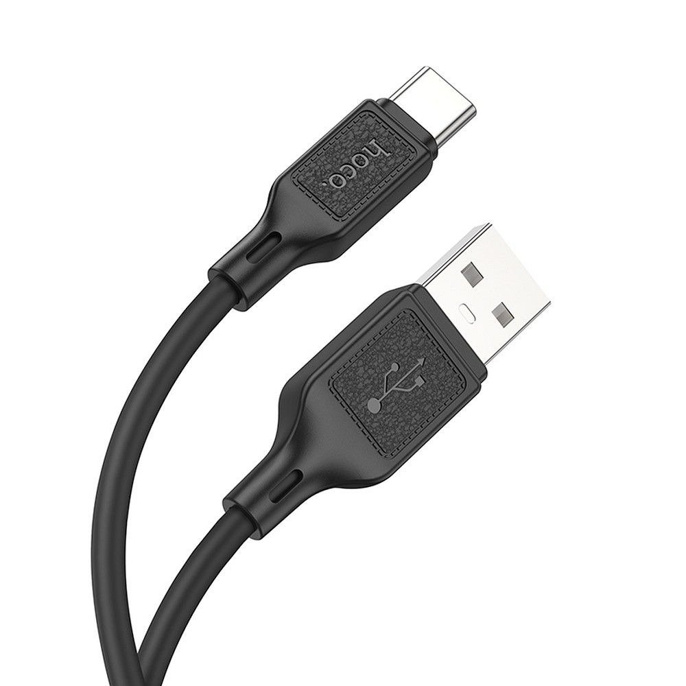 USB-A - USB-C HOCO X90 -data- ja latauskaapeli, 60W, 1m, Musta