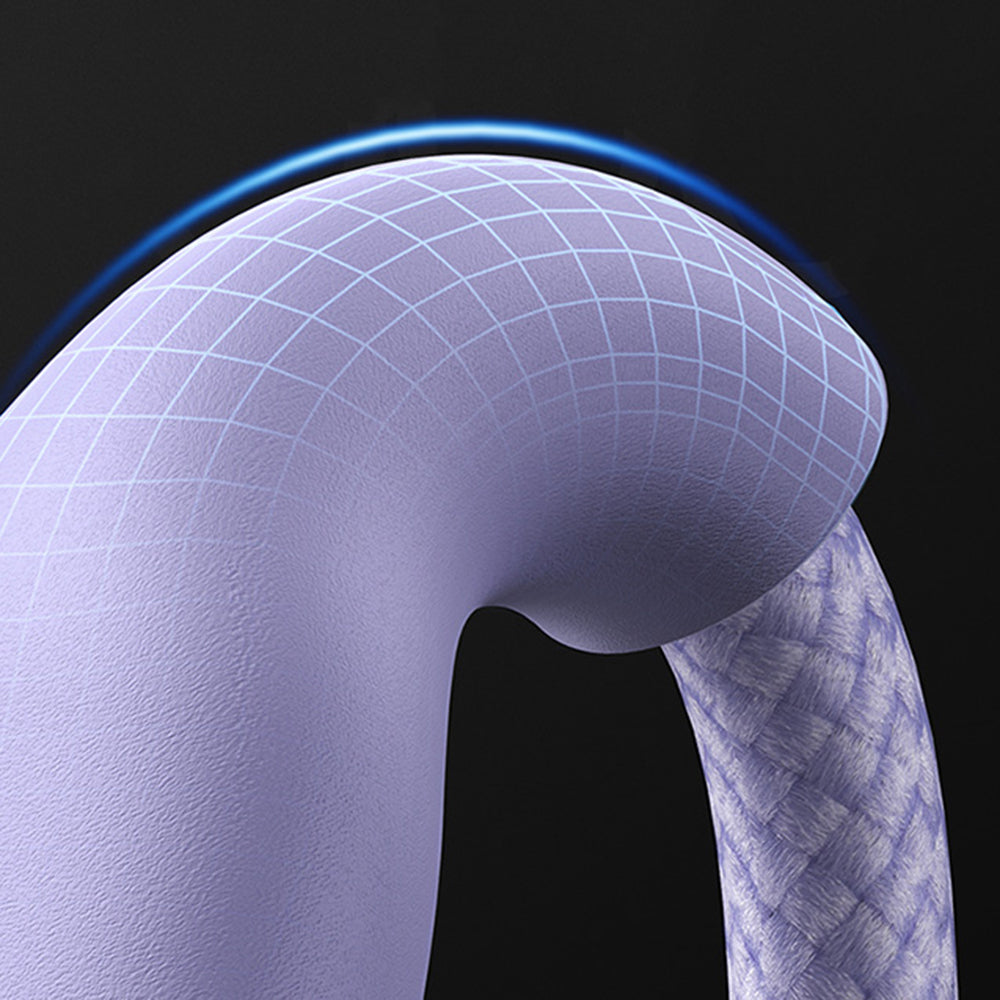 USB-A - Lightning / microUSB / USB-C Baseus Flash Series II 3in1 -latauskaapeli, 66W, 1.2m, Violetti CASS040005