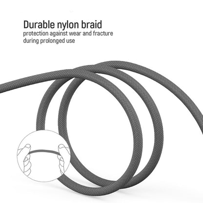 USB-A - Lightning / microUSB / USB-C -latauskaapeli ColorWay CW-CBU3003, 20W, 1.2m, Harmaa