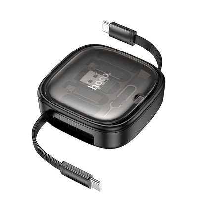 USB-C - USB-C HOCO U140 -data- ja latauskaapeli, 60W, 0.95m, Musta