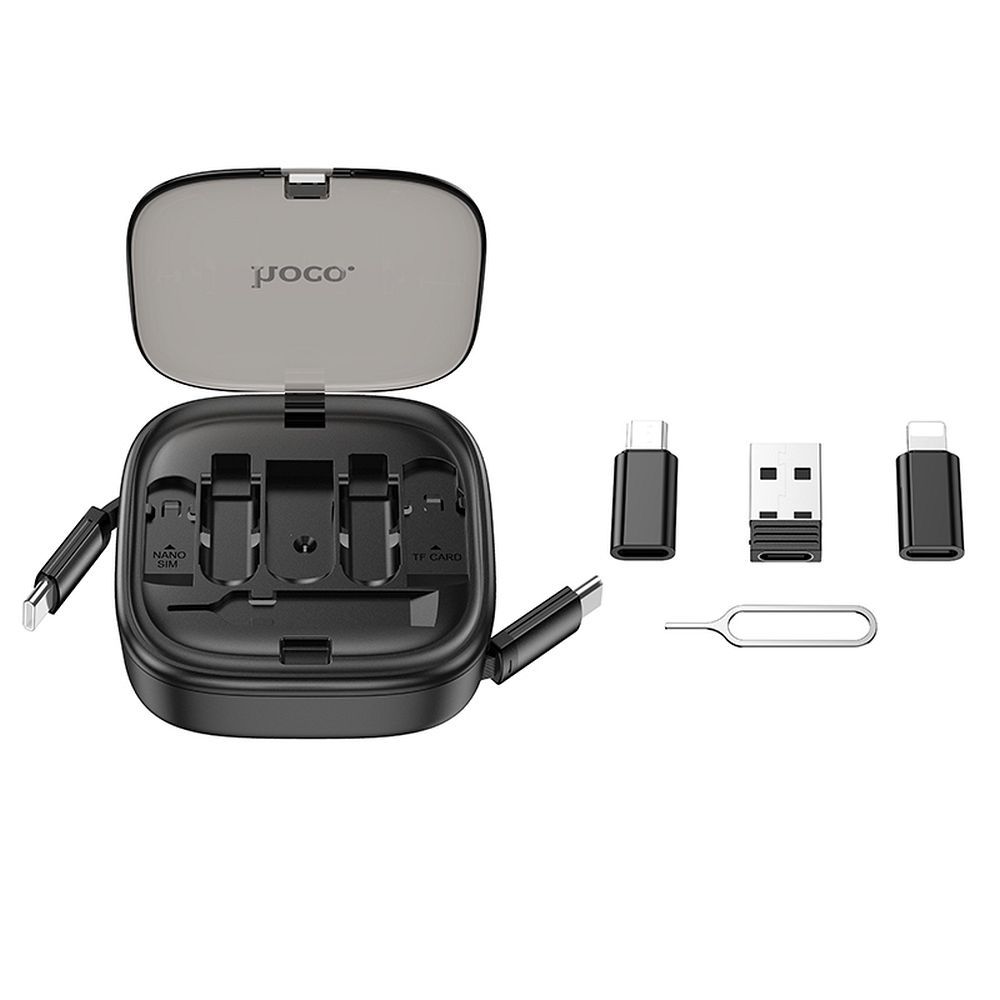 USB-C - USB-C HOCO U140 -data- ja latauskaapeli, 60W, 0.95m, Musta