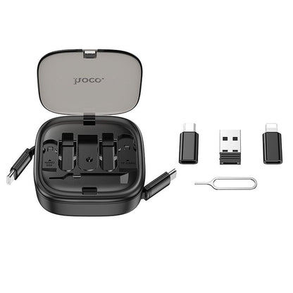 USB-C - USB-C HOCO U140 -data- ja latauskaapeli, 60W, 0.95m, Musta