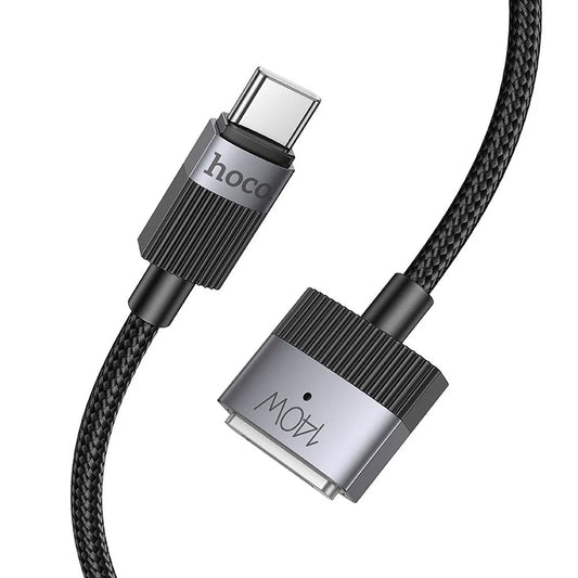 HOCO U141 latauskaapeli, USB-C - MagSafe 3, 140W, 1.8m, Musta