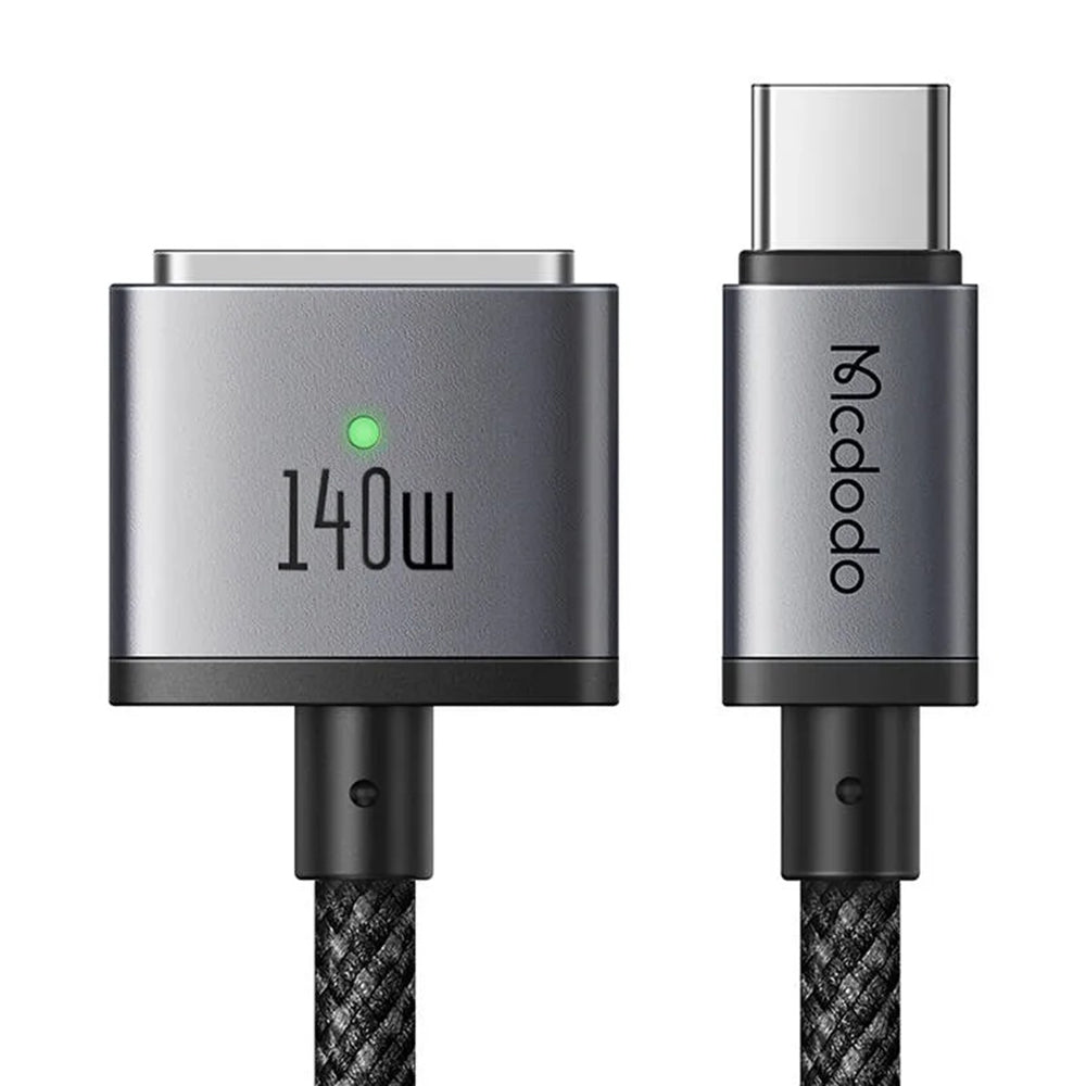 McDodo CA-1470 latauskaapeli, USB-C - MagSafe 3, 140W, 2m, Musta