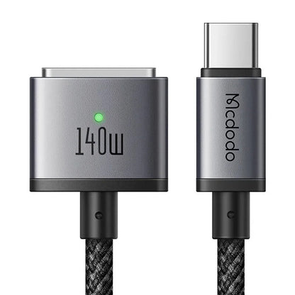 McDodo CA-1470 latauskaapeli, USB-C - MagSafe 3, 140W, 2m, Musta