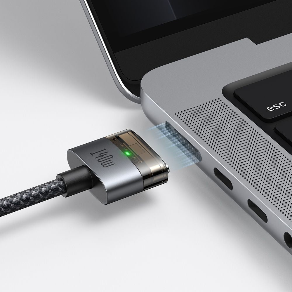 McDodo CA-2070 latauskaapeli, USB-C - MagSafe 3, 140W, 2m, Musta