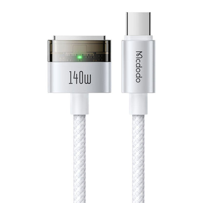 McDodo CA-2071 latauskaapeli, USB-C - MagSafe 3, 140W, 2m, Valkoinen