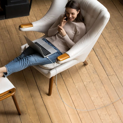 McDodo CA-2071 latauskaapeli, USB-C - MagSafe 3, 140W, 2m, Valkoinen