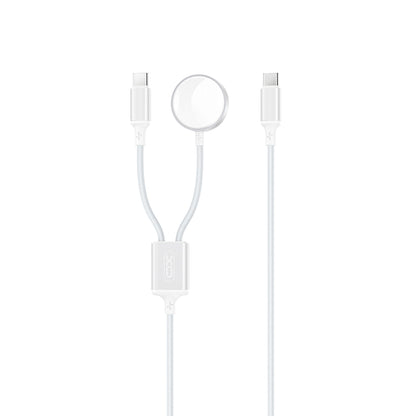Langaton laturi XO Design CX030 Apple Watch Seriesille, USB-C, Valkoinen