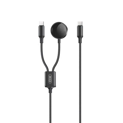 XO Design CX030 Wireless Charger for Apple Watch Series, USB-C, Black