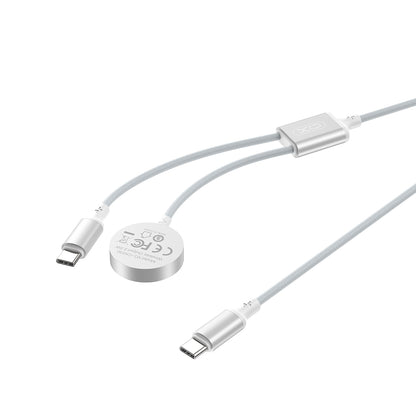 Langaton laturi XO Design CX030 Apple Watch Seriesille, USB-C, Valkoinen