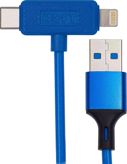 Lightning / USB-C -kaapeli iSOFT IS-006 Easy Restore Mode Apple iPhone -sarjalle