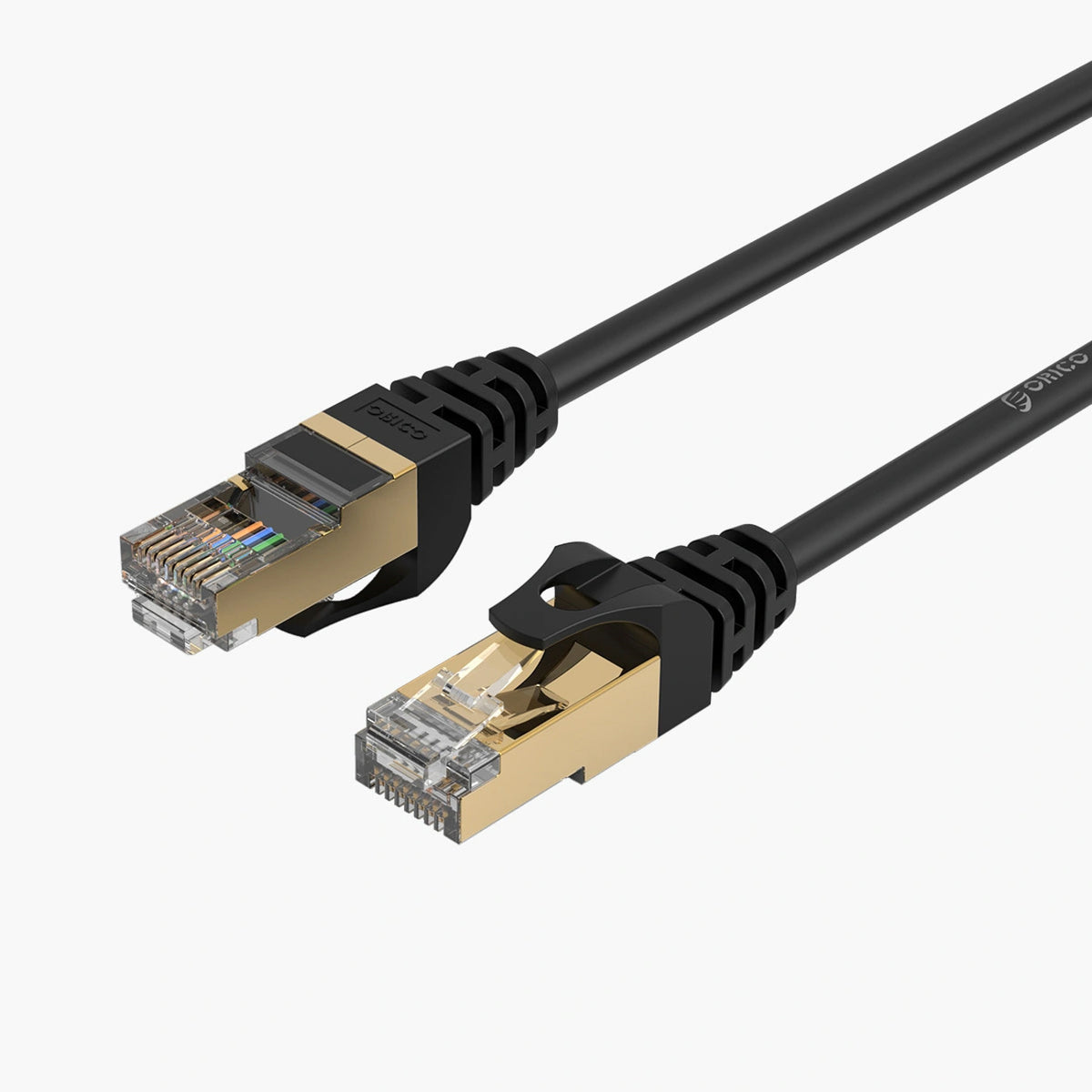 Orico PUG-C7 verkkokaapeli, UTP, Cat7, 1m, Musta