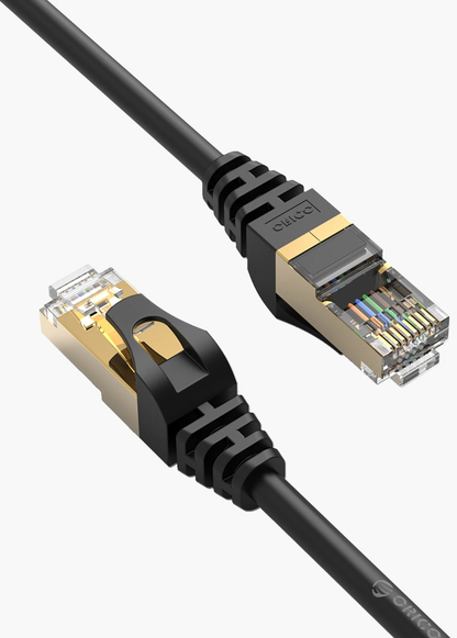 Orico PUG-C7 verkkokaapeli, UTP, Cat7, 3m, Musta