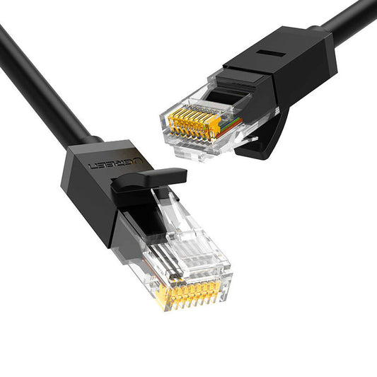 Verkkokaapeli UGREEN NW102, UTP, Cat6, 0,5m, musta