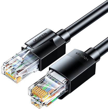 UGREEN NW316 -verkkokaapeli, UTP, Cat6, 8m, Musta