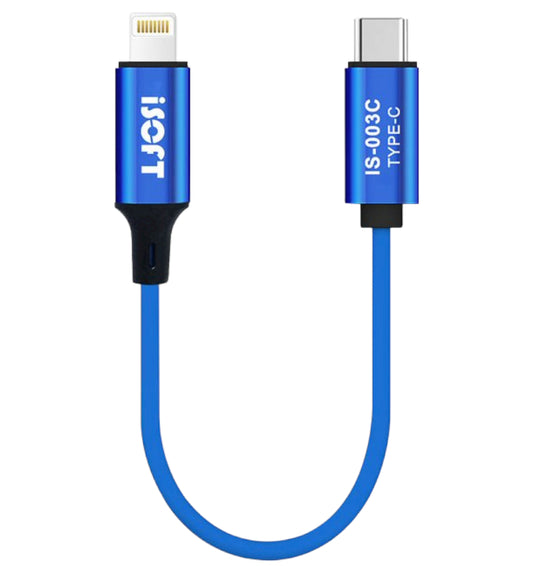 iSOFT IS-003C Tiedonsiirtokaapeli, Lightning - USB-C liitäntä