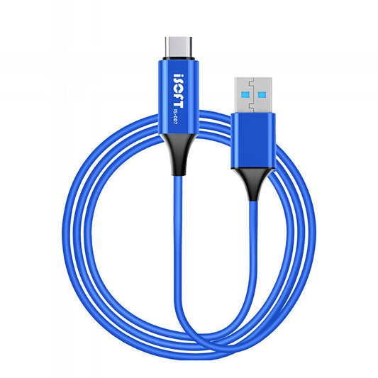iSOFT IS-007 Tiedonsiirtokaapeli, USB-A - USB-C liitäntä