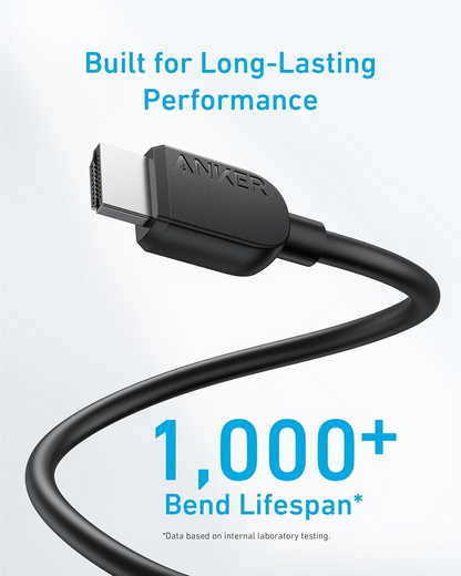 Anker Video Cable, HDMI - HDMI, 8K, 1.8m, Musta A8742011