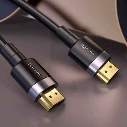 Baseus Cafule -videokaapeli, HDMI - HDMI, 4K, 2m, musta CADKLF-F01