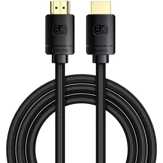 Baseus High Definition -videokaapeli, HDMI - HDMI, 8K, 2m, Musta CAKGQ-K01