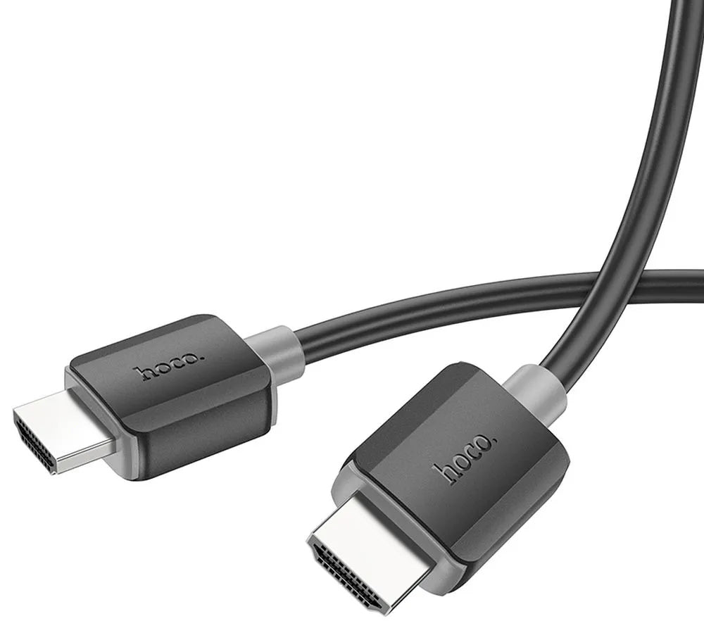 HOCO US08 -videokaapeli, HDMI - HDMI, 4K, 1m, Musta