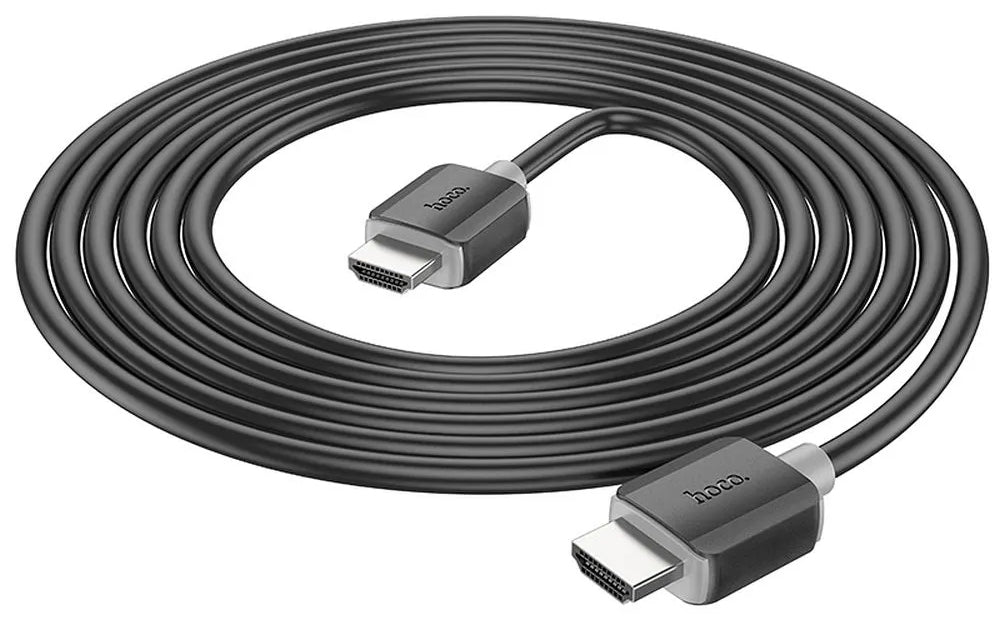 HOCO US08 -videokaapeli, HDMI - HDMI, 4K, 1m, Musta