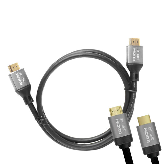 LTC Gold -videokaapeli, HDMI - HDMI, 8K, 1m, Musta