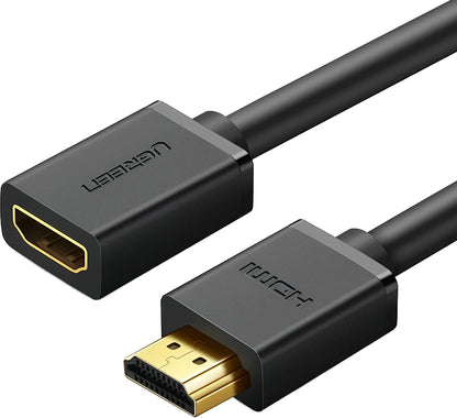 UGREEN HD107 HDMI-jatkokaapeli, HDMI - HDMI, 4K, 3m, Musta