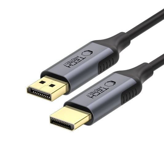 Tech-Protect Ultraboost -videokaapeli, DisplayPort - DisplayPort, 4K, 2m, Musta