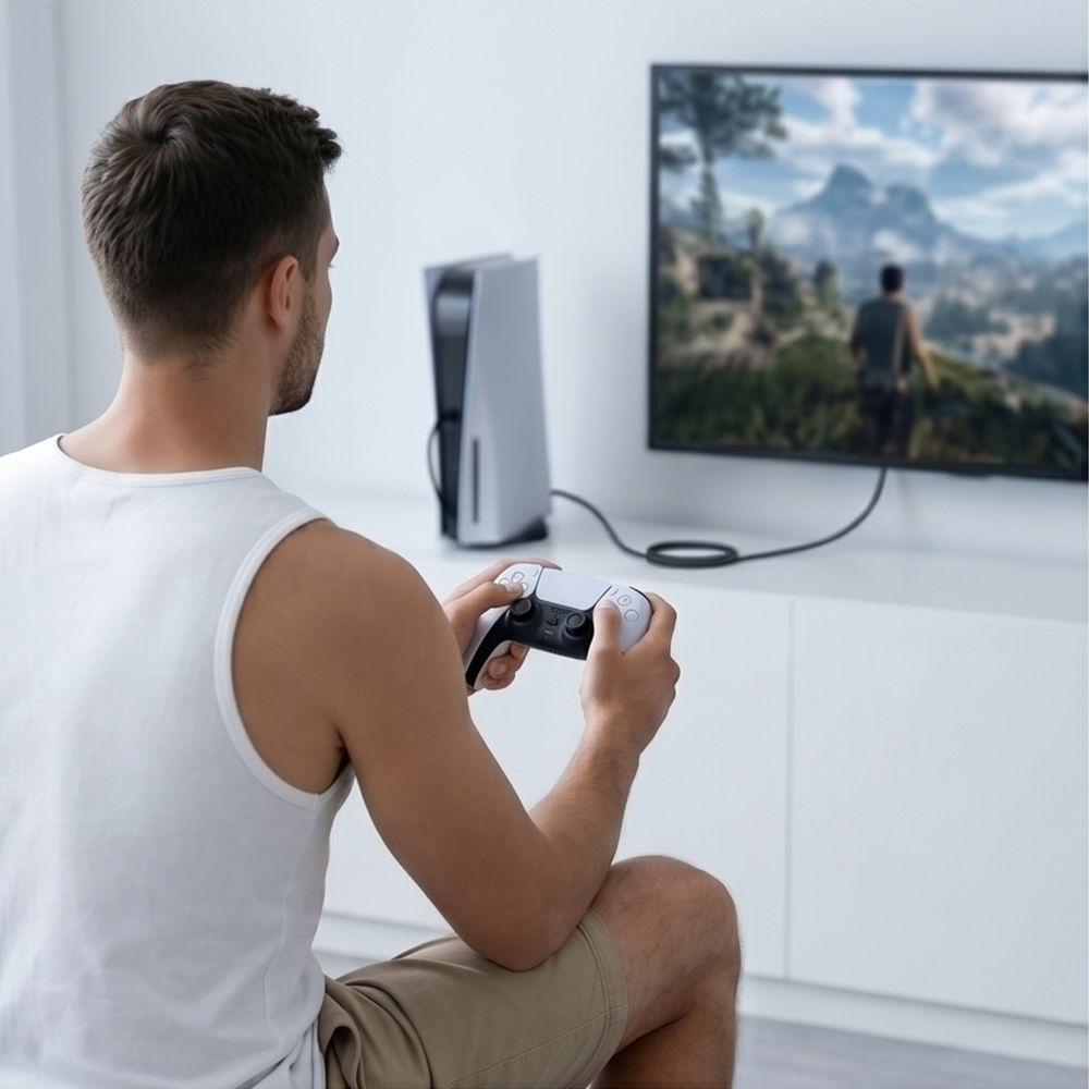 Tech-Protect Ultraboost 2 videokaapeli, HDMI - HDMI, 8K, 1m, Musta