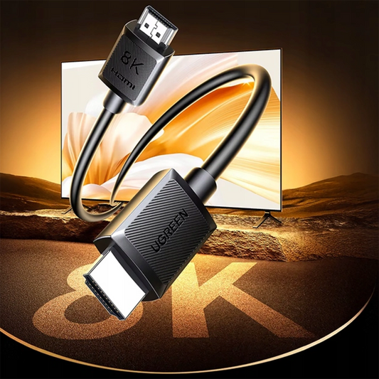 UGREEN ED030 Videojohto, HDMI - HDMI, 4K, 1,5 m, Musta