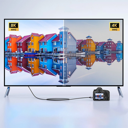 UGREEN HD163 -videokaapeli, miniHDMI - HDMI, 8K, 2m, Harmaa