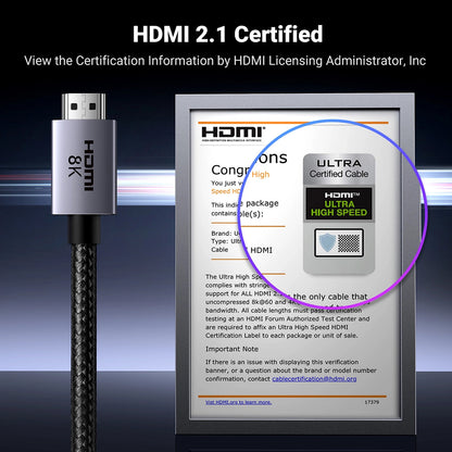 UGREEN HD171 Video Cable, HDMI - HDMI, 8K, 3m, Black