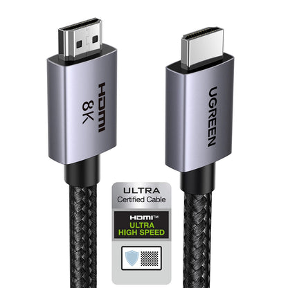 UGREEN HD171 -videokaapeli, HDMI - HDMI, 8K, 2m, Musta